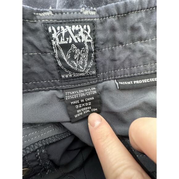 KÜHL LIBERATOR Size 32 Men convertible pants Stealth Painted System 31” In AB21v - Picture 5 of 10